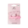 Pink Wave Design Hair Clip Set 2pk
