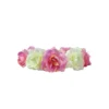 Pink & White Rose Flower Crown