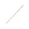Pink With Gold Dots Paper Straws 40pk