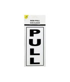Pull Sign 9x20cm