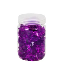 Purple Big Crystal Plastic Stone 160g