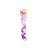 Purple Bow Clip With Hair Extension 1pc