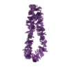 Purple Metallic Flower Lei