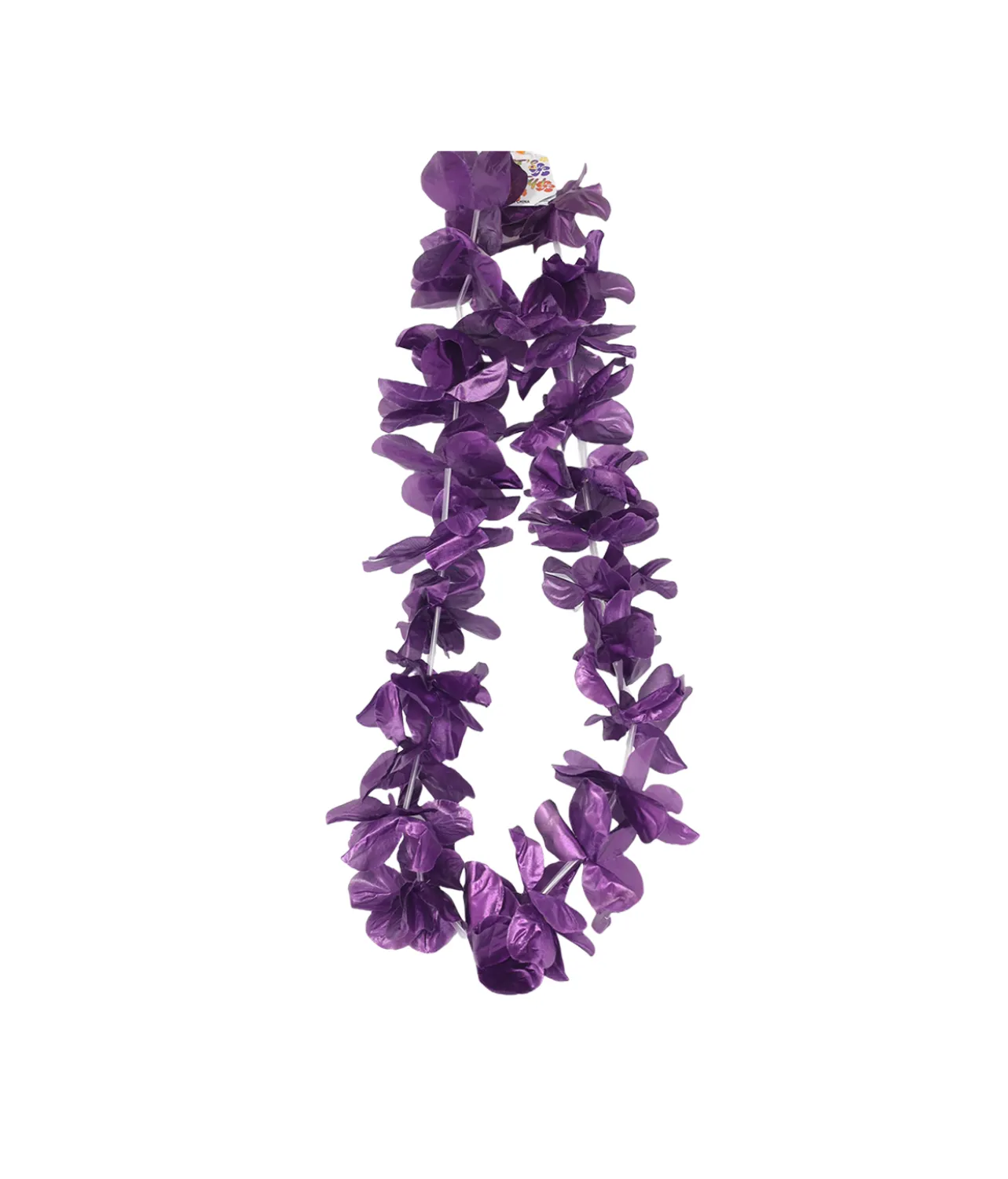 Purple Metallic Flower Lei