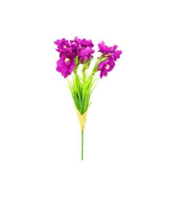 Purple Narcissus Flower 3 Heads 35cm