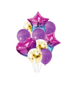 Purple Party Balloon Set 10pc