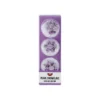 Purple Pearl Snowflake Icing Decorations 12pk