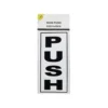 Push Sign 9x20cm