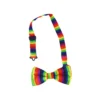 Rainbow Bowtie Adult 12x7cm