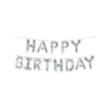 Rainbow Confetti Happy Birthday Balloon Banner 16in