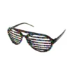 Rainbow Diamante Party Glasses