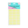 Rectangle Color Self Adhesive Labels Assorted 3.2 x 2.1cm 180pc