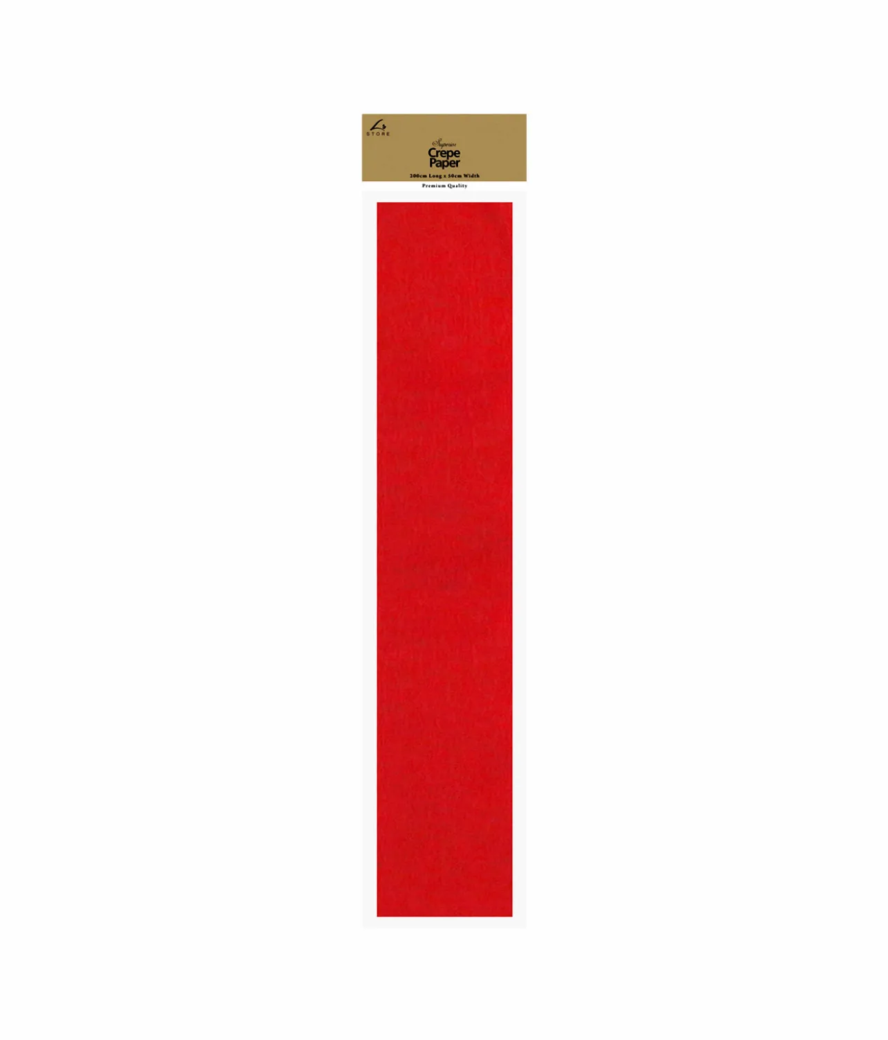 Red Crepe Paper 200x50cm