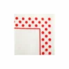 Red Dots Napkins 1ply 100pc