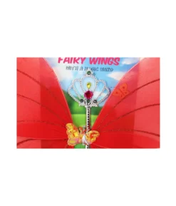Red Fairy Wings with Wand