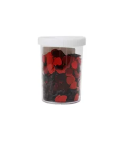 Red Heart Shape Sequins 80g