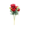 Red Peony 11 Branch 8 Head 48cm