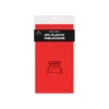 Red Plastic Tablecover 3pk