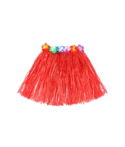 Red Short Hula Skirt 40cm