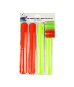 Reflective Slap Bracelet Set 12pc 3x 22cm