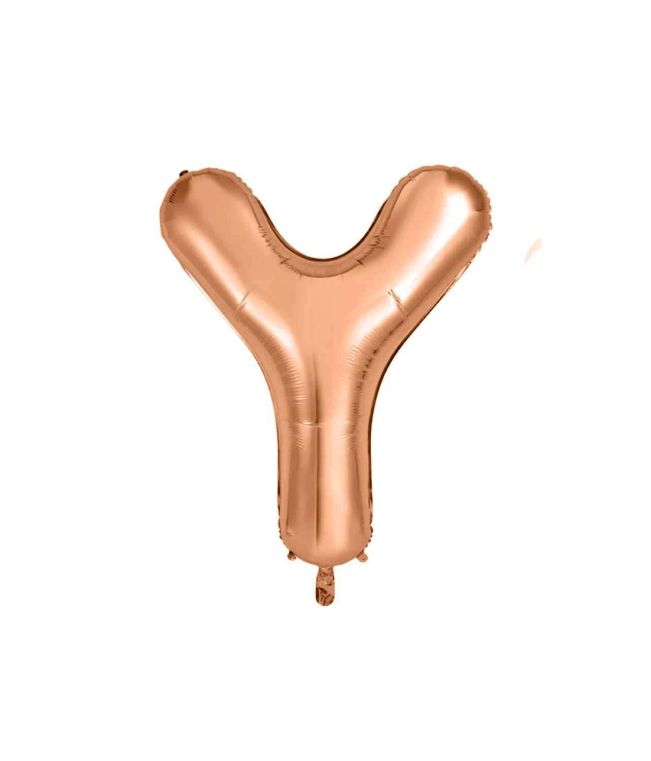 Rose Gold Alphabet Foil Balloon Letter Y