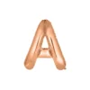 Rose Gold Alphabet Foil Balloon Letter A
