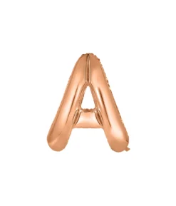 Rose Gold Alphabet Foil Balloon Letter A