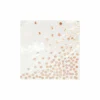 Rose Gold Dots Large Napkins 20pc