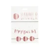 Rose Gold Happy Birthday Banner