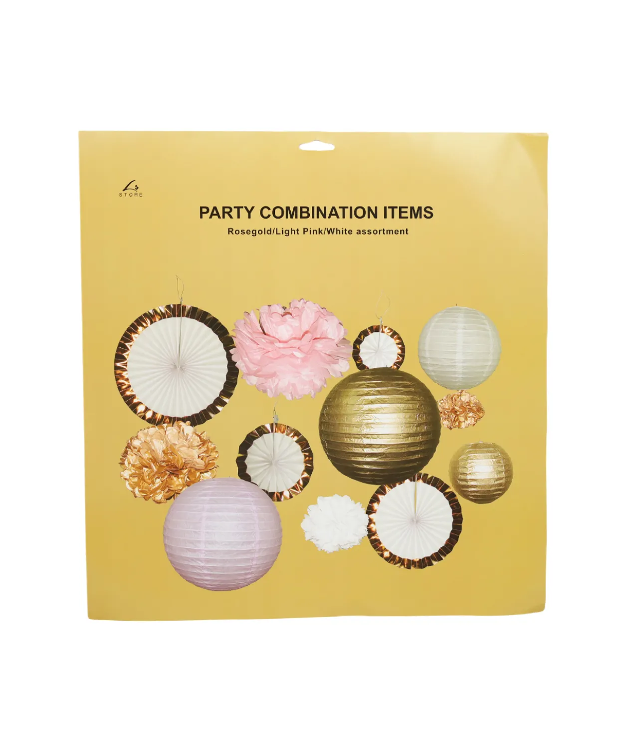 Rose Gold/Light Pink/White Decoration Wall Kit