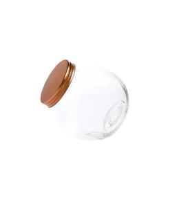 Round Glass Jar With Copper Lid 190ml