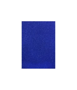 Royal Blue A4 Glitter EVA Foam Sheets 10pk