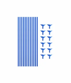 Royal Blue Balloon Stick & Cup Set 12pk