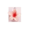 Salmon Pink Frangipani Hair Claw Clip 1pc