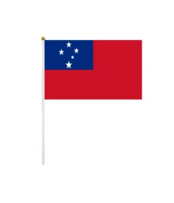 Samoa Hand Waving Flag 10pc