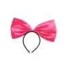 Satin Hot Pink Bow Headband 30cm