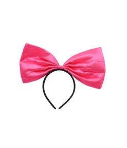 Satin Hot Pink Bow Headband 30cm