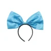 Satin Light Blue Bow Headband 30cm