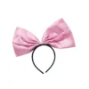 Satin Light Pink Bow Headband 30cm