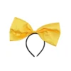 Satin Yellow Bow Headband 30cm
