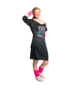 80’S Dress & Gloves XL