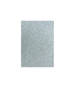 Silver A4 Glitter Cardboard 10pk