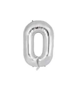 Silver Alphabet Foil Balloon Letter O