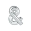 Silver Alphabet Foil Balloon Letter &