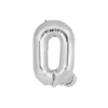 Silver Alphabet Foil Balloon Letter Q
