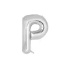 Silver Alphabet Foil Balloon Letter P