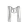 Silver Alphabet Foil Balloon Letter M
