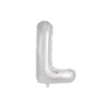 Silver Alphabet Foil Balloon Letter L