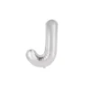 Silver Alphabet Foil Balloon Letter J