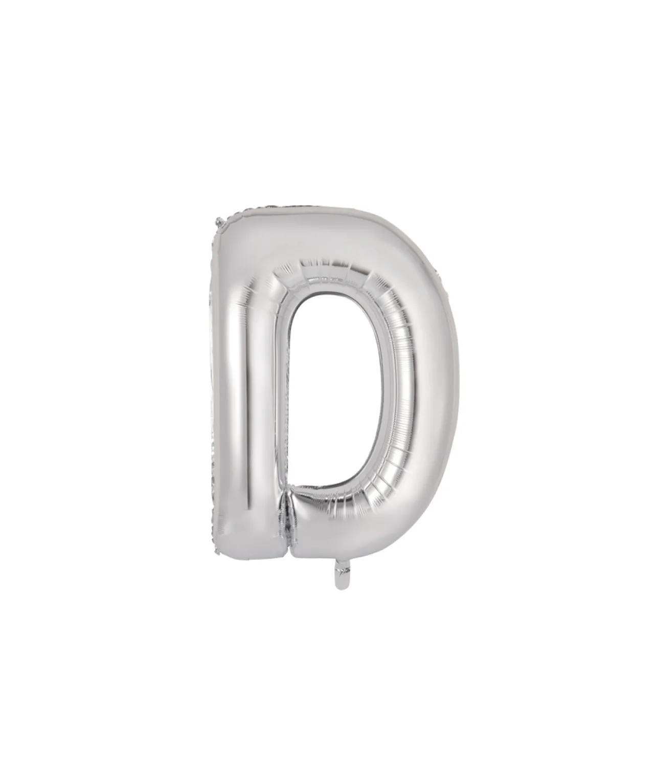 Silver Alphabet Foil Balloon Letter D